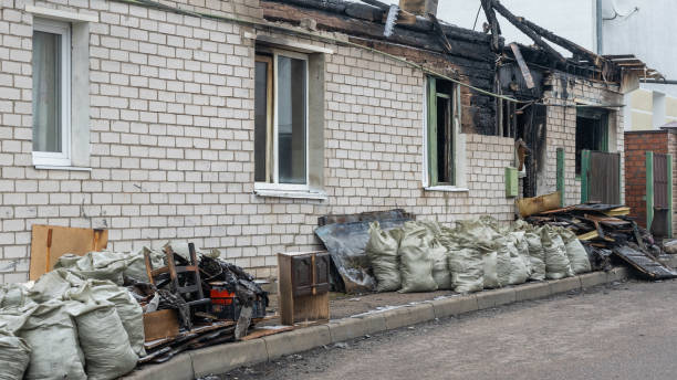 Professional Fire Damage Removal technician working in Washington, DC